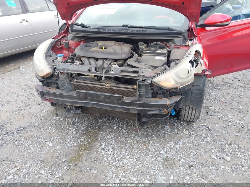 2014 Hyundai Elantra VIN KMHDH4AH6EU100704 IAAI salvage auction — FRONT END, Salvage (Georgia), sold $575 on 2026-07-21 (photo 6)