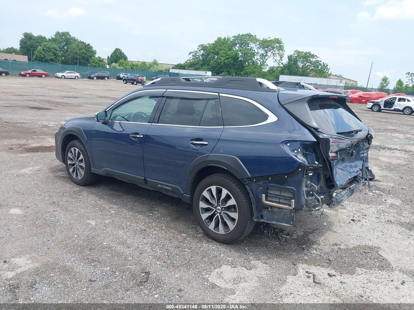 2023 Subaru Outback VIN 4S4BTAPC9P3180203 IAAI salvage auction — REAR END, Salvage (Pennsylvania), sold $10,500 on 2026-07-31 (photo 3)
