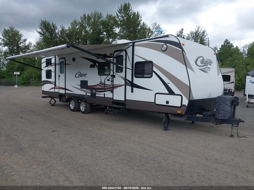 2014 Keystone Cougar VIN 4YDT31S29EC506891 — IAAI salvage auction photo