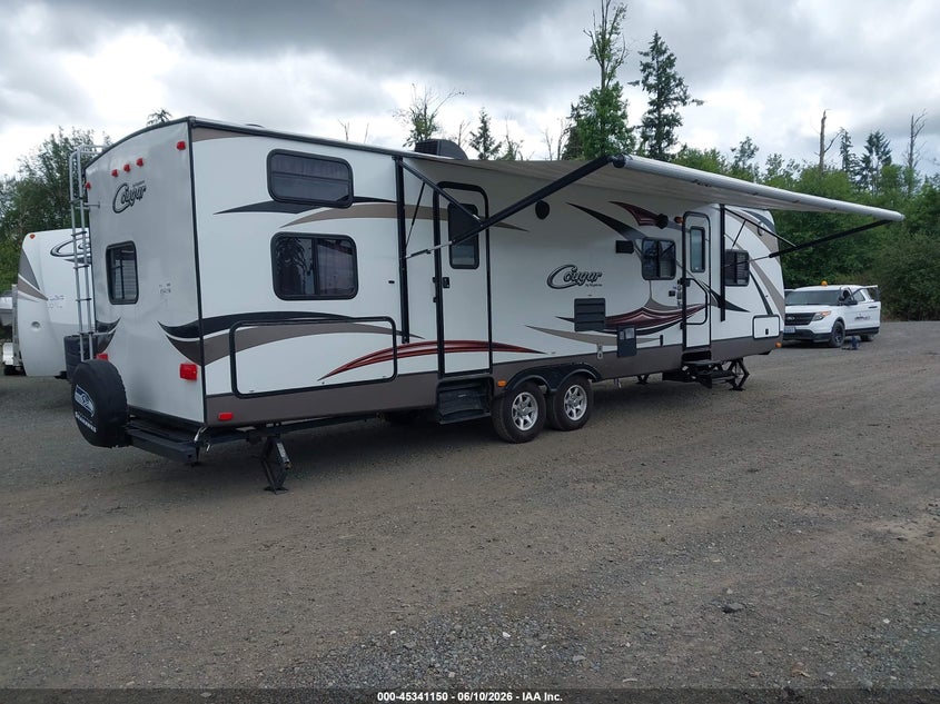 2014 Keystone Cougar VIN 4YDT31S29EC506891 IAAI salvage auction — ROOF, Bill Of Sale (Washington), sold $5,900 on 2026-07-08 (photo 4)