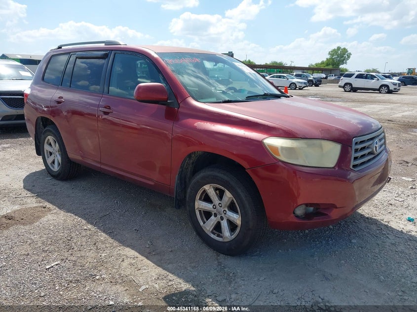 2008 Toyota Highlander VIN JTEDS44A882042918 IAAI salvage auction — NORMAL WEAR, Clear (Florida), sold $1,425 on 2026-07-22 (photo 1)