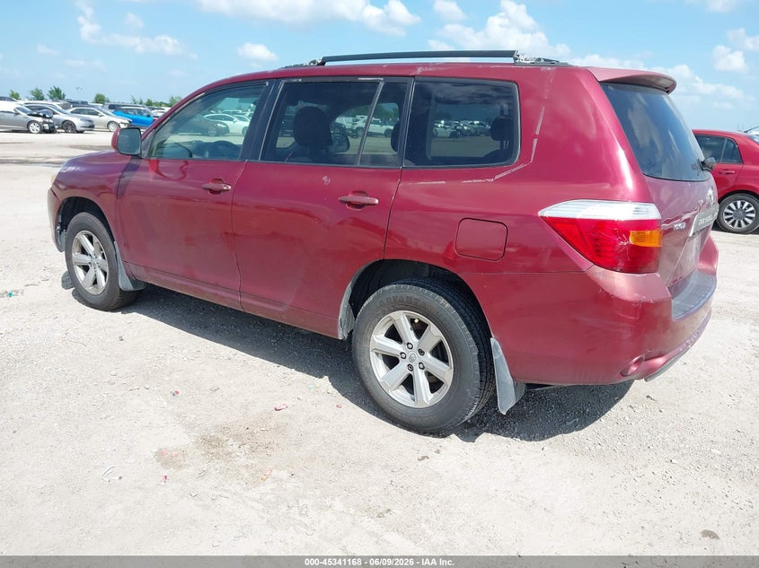 2008 Toyota Highlander VIN JTEDS44A882042918 IAAI salvage auction — NORMAL WEAR, Clear (Florida), sold $1,425 on 2026-07-22 (photo 3)