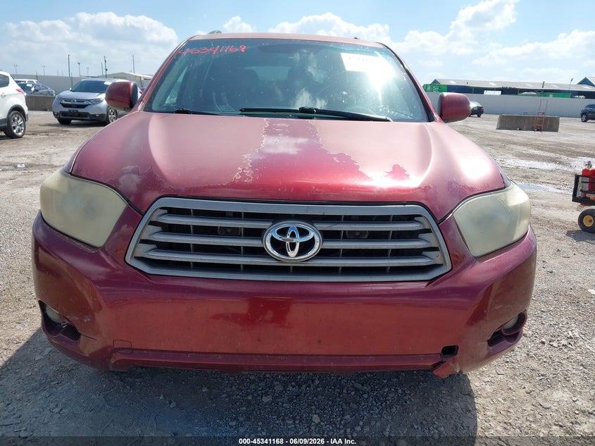 2008 Toyota Highlander VIN JTEDS44A882042918 IAAI salvage auction — NORMAL WEAR, Clear (Florida), sold $1,425 on 2026-07-22 (photo 6)