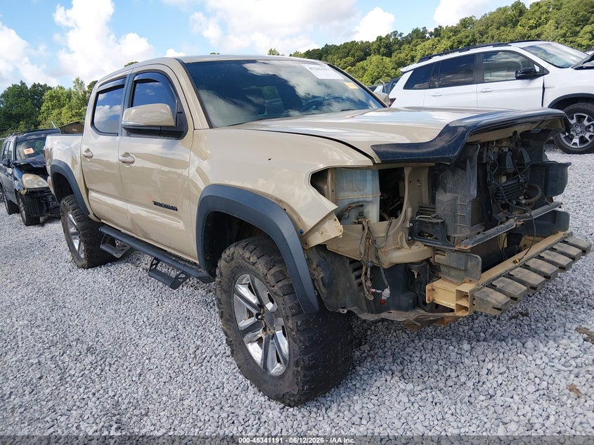 2018 Toyota Tacoma VIN 5TFCZ5AN3JX128848 IAAI salvage auction — FRONT END, Salvage (Alabama), sold $11,250 on 2026-07-16 (photo 1)
