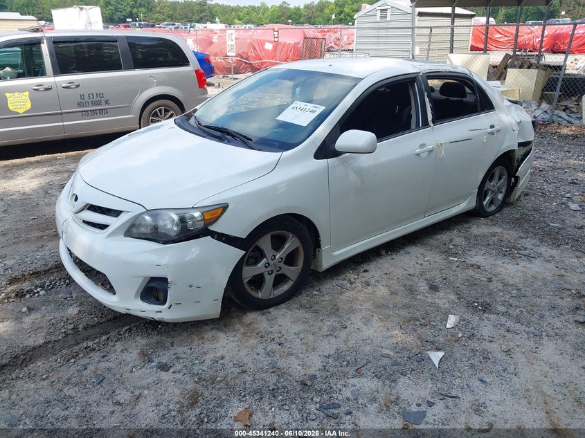2013 Toyota Corolla VIN 5YFBU4EE7DP190819 IAAI salvage auction — FRONT & REAR, Salvage (Georgia), sold $1,975 on 2026-07-17 (photo 2)