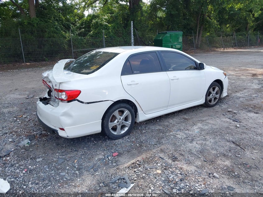 2013 Toyota Corolla VIN 5YFBU4EE7DP190819 IAAI salvage auction — FRONT & REAR, Salvage (Georgia), sold $1,975 on 2026-07-17 (photo 4)