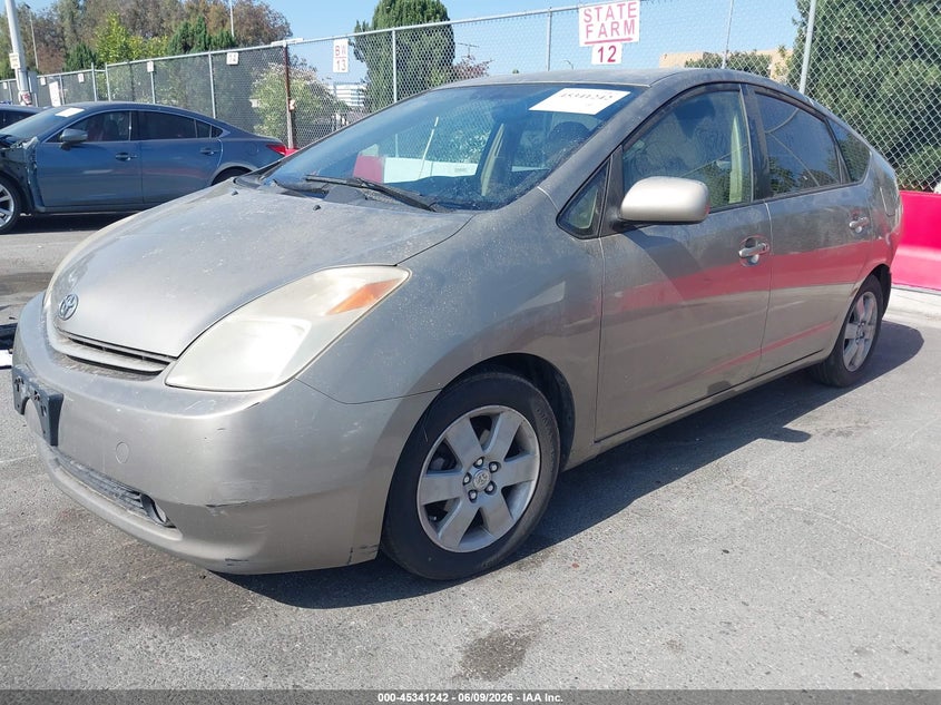 2005 Toyota Prius VIN JTDKB20U653024262 IAAI salvage auction — REAR END, Salvage (California), sold $600 on 2026-07-16 (photo 2)