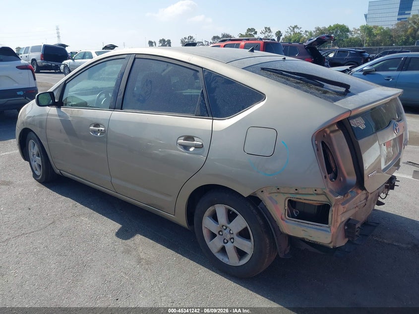 2005 Toyota Prius VIN JTDKB20U653024262 IAAI salvage auction — REAR END, Salvage (California), sold $600 on 2026-07-16 (photo 3)