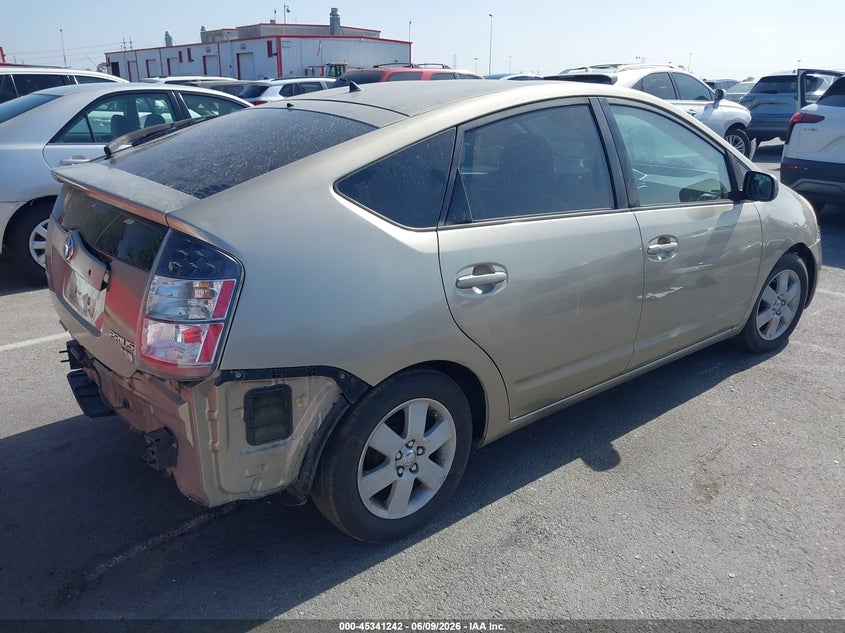 2005 Toyota Prius VIN JTDKB20U653024262 IAAI salvage auction — REAR END, Salvage (California), sold $600 on 2026-07-16 (photo 4)