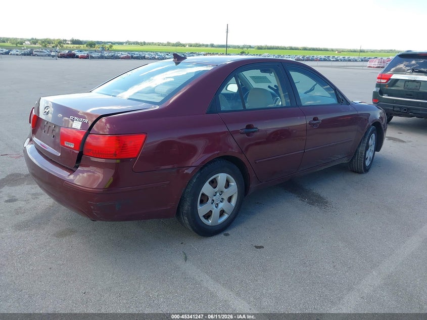 2010 Hyundai Sonata VIN 5NPET4AC5AH594473 IAAI salvage auction — LEFT & RIGHT, Certificate Of Title (Nebraska), sold $25 on 2026-07-23 (photo 4)