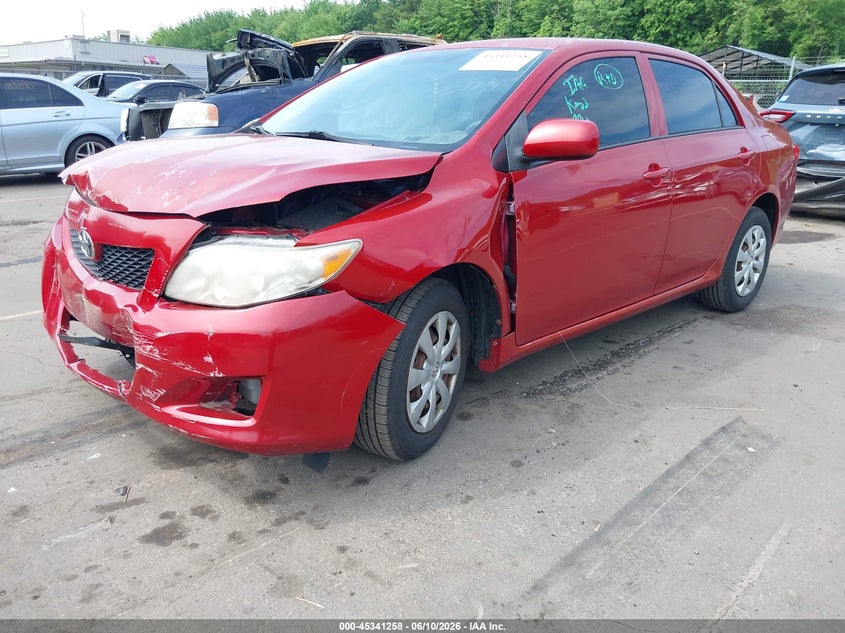 2009 Toyota Corolla VIN JTDBL40E499079569 IAAI salvage auction — FRONT END, Salvage-Parts Only (Connecticut), sold $450 on 2026-07-20 (photo 2)