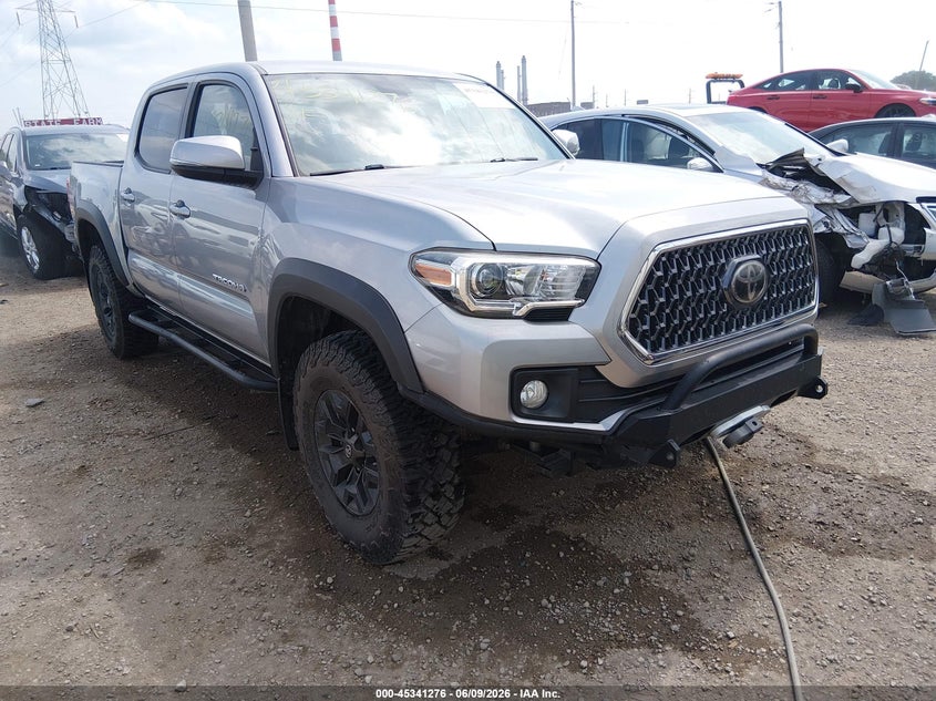 2019 Toyota Tacoma VIN 5TFCZ5AN7KX196121 IAAI salvage auction — REAR END, Clear (Indiana), sold $15,300 on 2026-07-15 (photo 1)