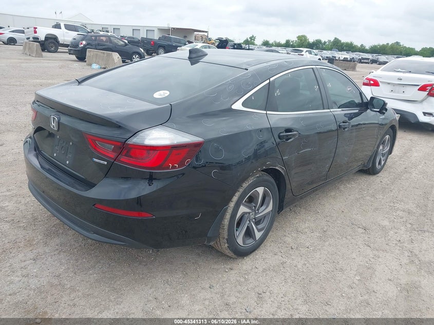 2019 Honda Insight VIN 19XZE4F52KE000871 IAAI salvage auction — HAIL, Original (Texas), sold $5,625 on 2026-07-19 (photo 4)