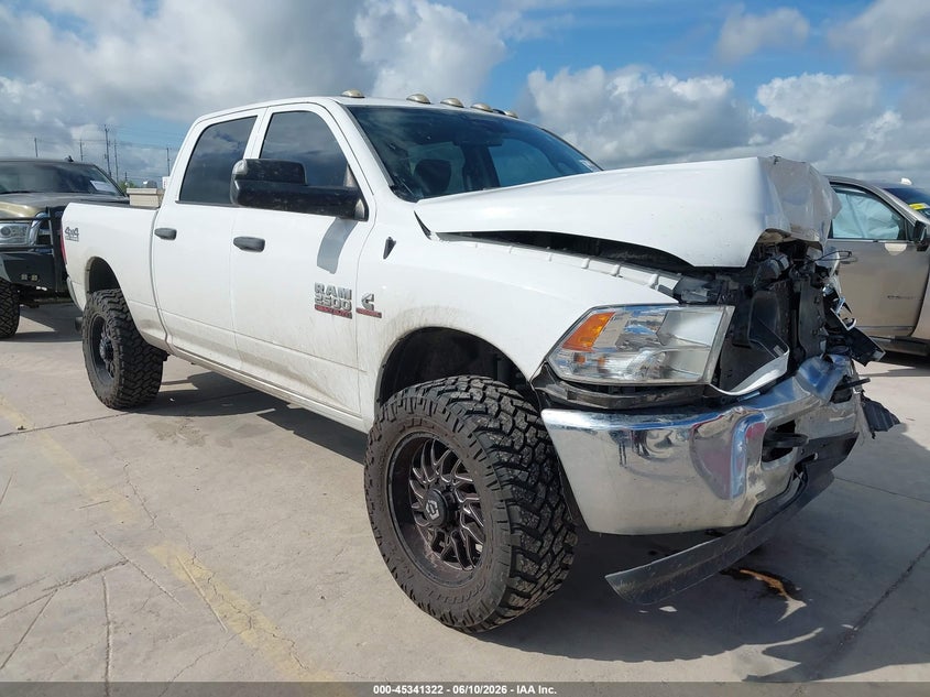 2017 Ram 2500 VIN 3C6UR5CL5HG647955 IAAI salvage auction — FRONT END, Original (Texas), sold $12,150 on 2026-08-31 (photo 1)