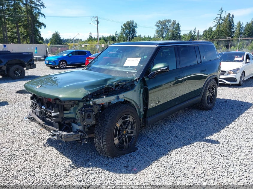 2025 Rivian R1s VIN 7PDSGBBA4SN062277 IAAI salvage auction — FRONT END, Salvage Title, sold $22,100 on 2026-08-12 (photo 2)