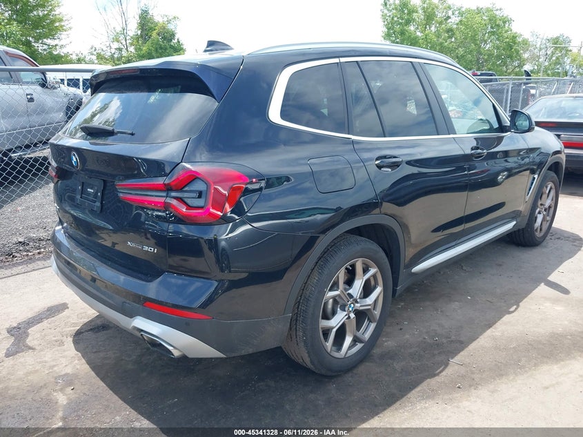 2022 BMW X3 VIN 5UX53DP09N9L94920 IAAI salvage auction — HAIL, Salvage (Ohio), sold $18,050 on 2026-07-07 (photo 4)
