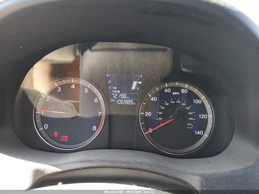 2013 Hyundai Accent VIN KMHCU5AE8DU078321 IAAI salvage auction — HAIL, Salvage Title, sold $1,225 on 2026-07-31 (photo 7)