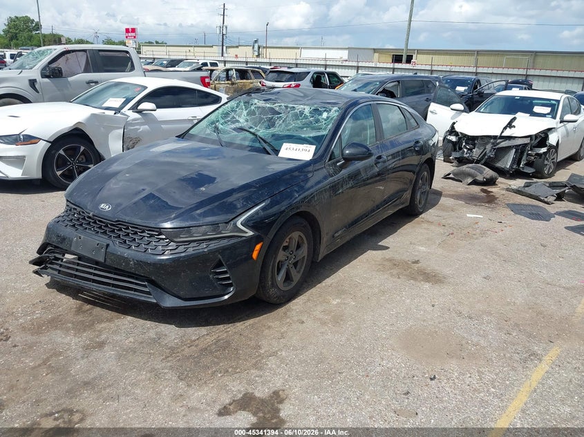 2021 Kia K5 VIN 5XXG14J2XMG013197 IAAI salvage auction — ROLLOVER, Salvage Title, sold $200 on 2026-07-22 (photo 2)