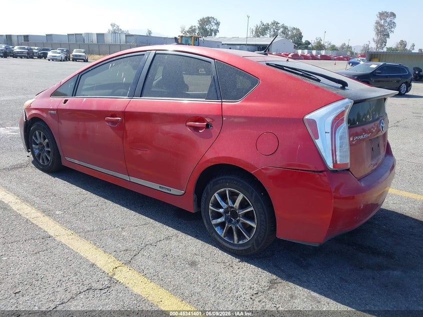 2012 Toyota Prius VIN JTDKN3DU8C1574062 IAAI salvage auction — NORMAL WEAR, Salvage Title, sold $1,000 on 2026-07-21 (photo 3)
