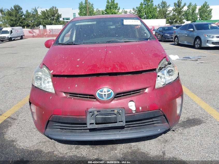 2012 Toyota Prius VIN JTDKN3DU8C1574062 IAAI salvage auction — NORMAL WEAR, Salvage Title, sold $1,000 on 2026-07-21 (photo 6)