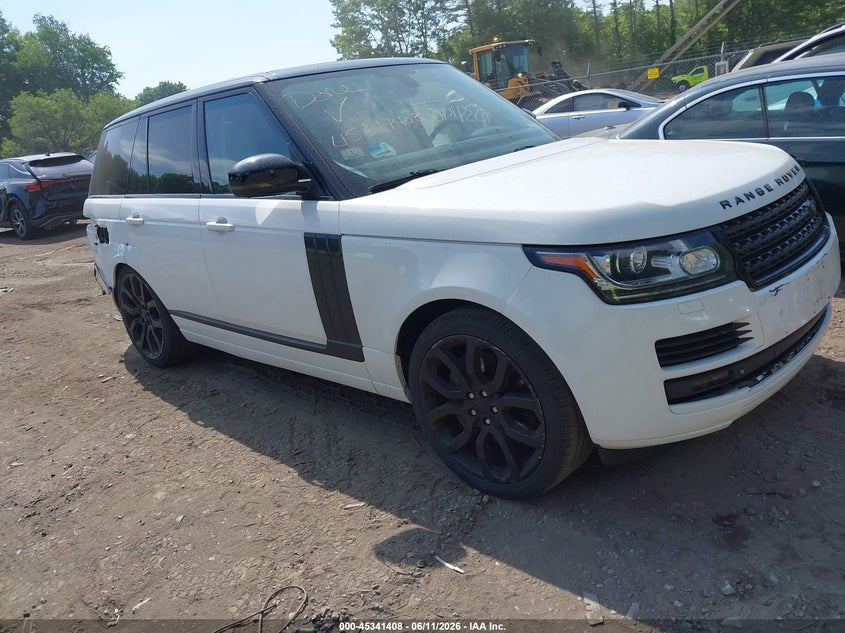 2014 Land rover RANGE ROVER VIN SALGS2TF4EA174944 IAAI salvage auction — FRONT END, Salvage Title, sold $5,200 on 2026-08-02 (photo 1)