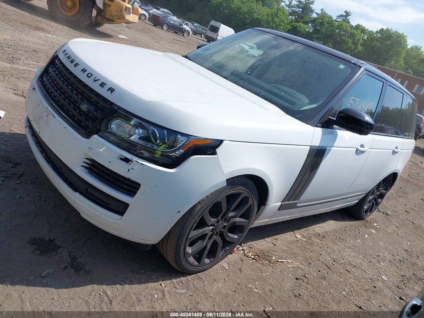 2014 Land rover RANGE ROVER VIN SALGS2TF4EA174944 IAAI salvage auction — FRONT END, Salvage Title, sold $5,200 on 2026-08-02 (photo 2)