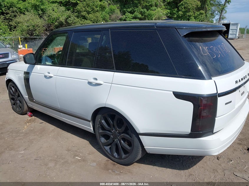 2014 Land rover RANGE ROVER VIN SALGS2TF4EA174944 IAAI salvage auction — FRONT END, Salvage Title, sold $5,200 on 2026-08-02 (photo 3)