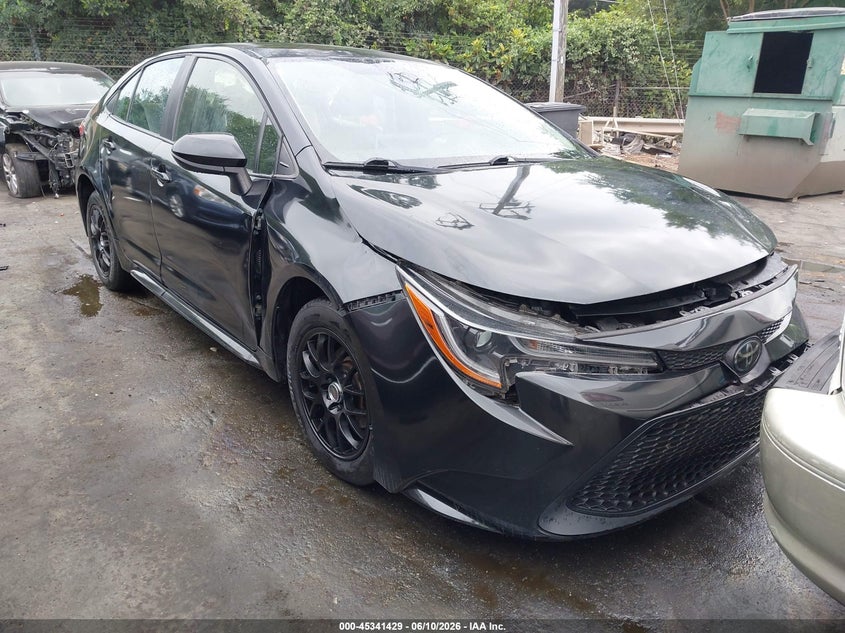 2020 Toyota Corolla VIN JTDEPRAE8LJ047145 IAAI salvage auction — SIDE, Salvage (North Carolina), sold $3,350 on 2026-07-16 (photo 1)