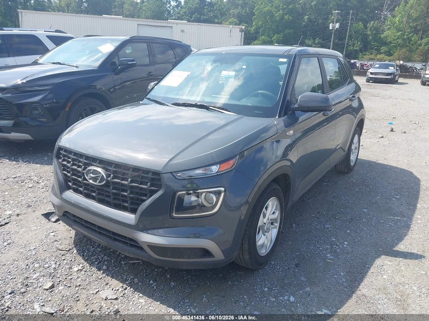 2025 Hyundai Venue VIN KMHRB8A38SU385761 IAAI salvage auction — RIGHT FRONT, Salvage (Alabama), sold $4,150 on 2026-07-12 (photo 2)