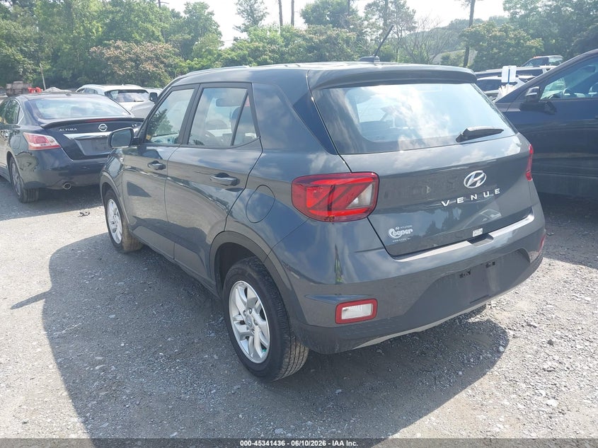 2025 Hyundai Venue VIN KMHRB8A38SU385761 IAAI salvage auction — RIGHT FRONT, Salvage (Alabama), sold $4,150 on 2026-07-12 (photo 3)