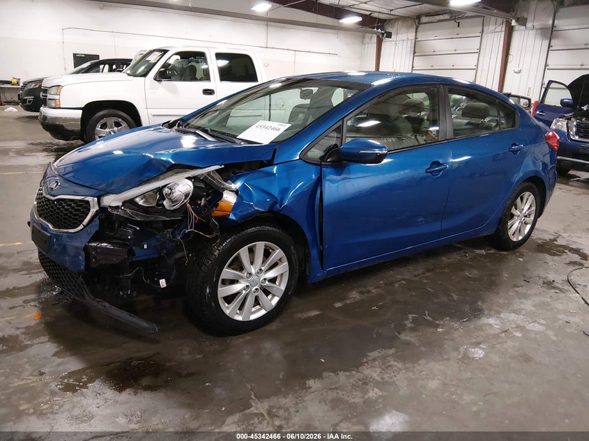 2015 Kia Forte VIN KNAFX4A61F5275062 IAAI salvage auction — FRONT END, Salvage Title, sold $650 on 2026-07-28 (photo 2)