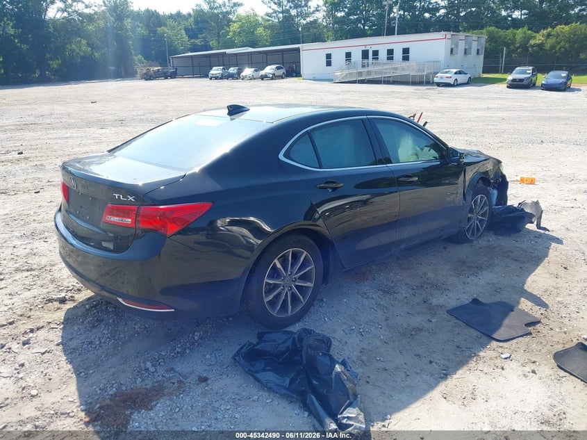 2018 Acura Tlx VIN 19UUB1F33JA006729 IAAI salvage auction — MECHANICAL, Salvage Title, sold $3,200 on 2026-09-11 (photo 4)