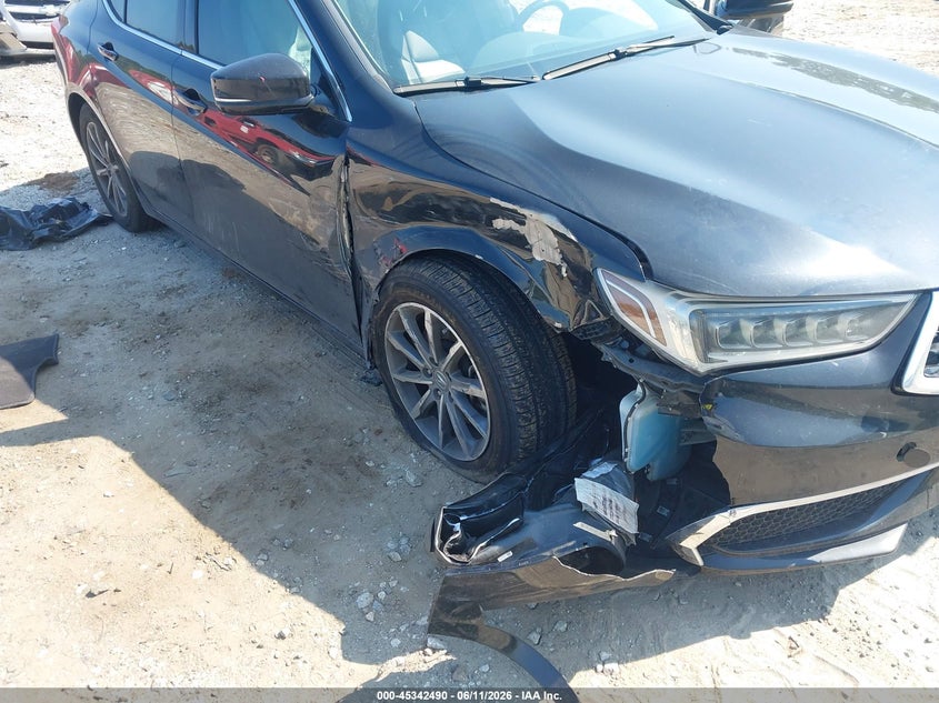 2018 Acura Tlx VIN 19UUB1F33JA006729 IAAI salvage auction — MECHANICAL, Salvage Title, sold $3,200 on 2026-09-11 (photo 6)