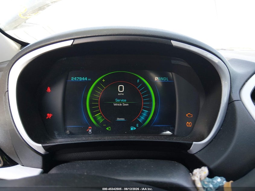 2017 Chevrolet Volt VIN 1G1RC6S53HU215573 IAAI salvage auction — FRONT END, Wait Title, sold $625 on 2026-08-30 (photo 7)