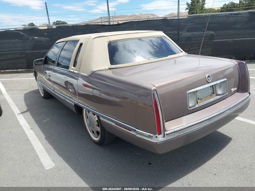 1995 Cadillac Deville VIN 1G6KD52B1SU231173 IAAI salvage auction — UNKNOWN, Clear - Dealer Only (California), sold $800 on 2026-07-09 (photo 3)
