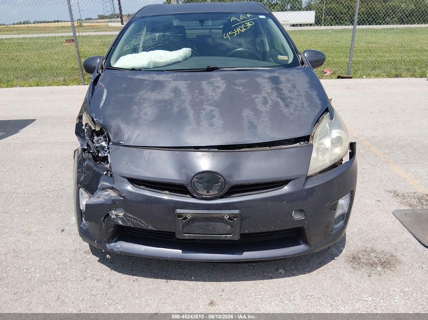 2011 Toyota Prius VIN JTDKN3DUXB5308579 IAAI salvage auction — RIGHT FRONT, Salvage (Missouri), sold $1,150 on 2026-07-09 (photo 6)