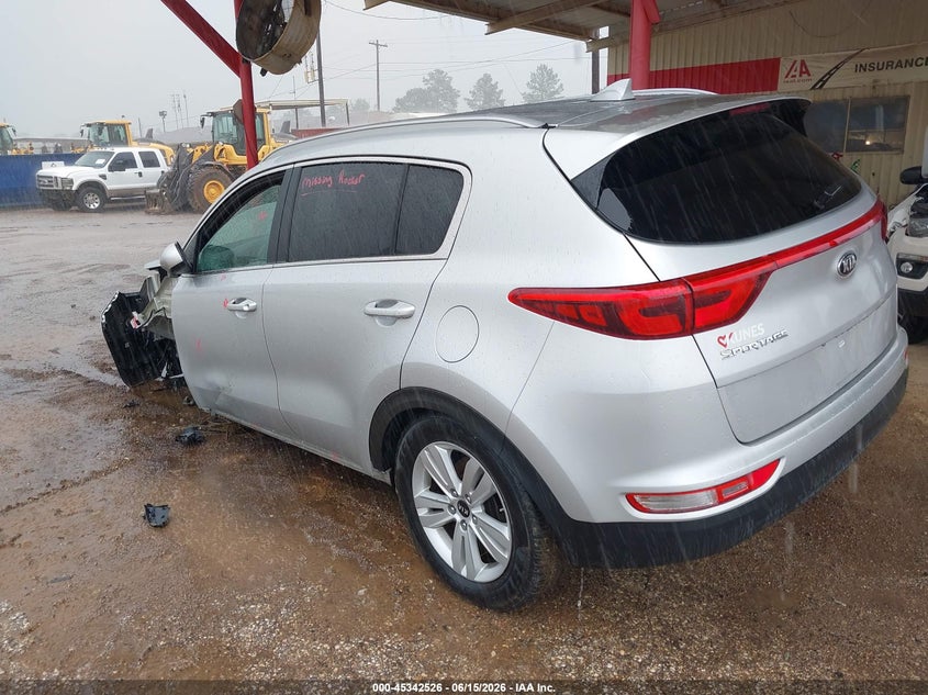 2019 Kia Sportage VIN KNDPMCAC2K7541316 IAAI salvage auction — FRONT END, Original (Texas), sold $2,100 on 2026-07-12 (photo 3)