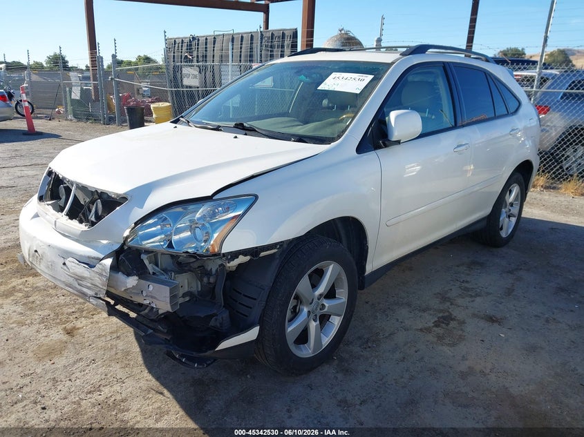 2007 Lexus Rx 350 VIN JTJHK31U072004688 IAAI salvage auction — FRONT END, Salvage (California), sold $1,850 on 2026-07-30 (photo 2)