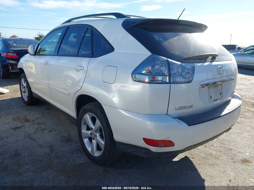 2007 Lexus Rx 350 VIN JTJHK31U072004688 IAAI salvage auction — FRONT END, Salvage (California), sold $1,850 on 2026-07-30 (photo 3)