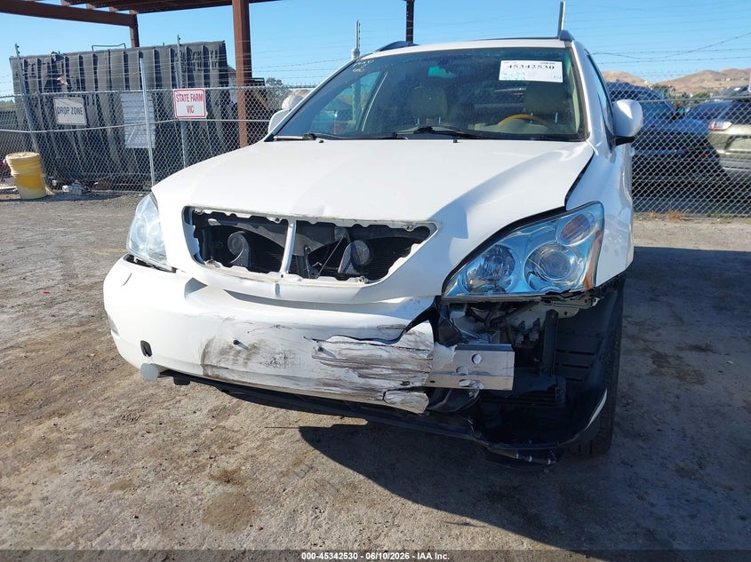 2007 Lexus Rx 350 VIN JTJHK31U072004688 IAAI salvage auction — FRONT END, Salvage (California), sold $1,850 on 2026-07-30 (photo 6)