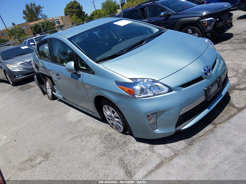 2014 Toyota Prius VIN JTDKN3DP6E3055562 IAAI salvage auction — RIGHT SIDE, Salvage Title, sold $1,950 on 2026-07-30 (photo 1)