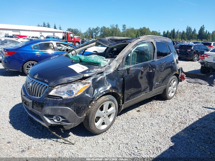 2015 Buick Encore VIN KL4CJHSB8FB132082 IAAI salvage auction — ROLLOVER, Bill Of Sale (Washington), sold $525 on 2026-08-01 (photo 2)