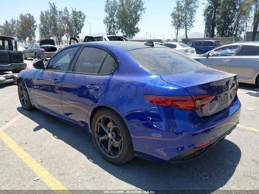 2020 Alfa romeo Giulia VIN ZARFAMBN9L7634612 IAAI salvage auction — FRONT END, Salvage (California), sold $3,750 on 2026-07-07 (photo 3)