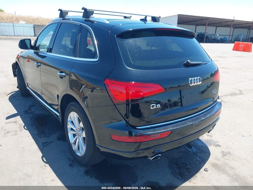 2017 Audi Q5 VIN WA1C2AFPXHA003277 IAAI salvage auction — LEFT SIDE, Salvage (California), sold $2,100 on 2026-07-15 (photo 3)