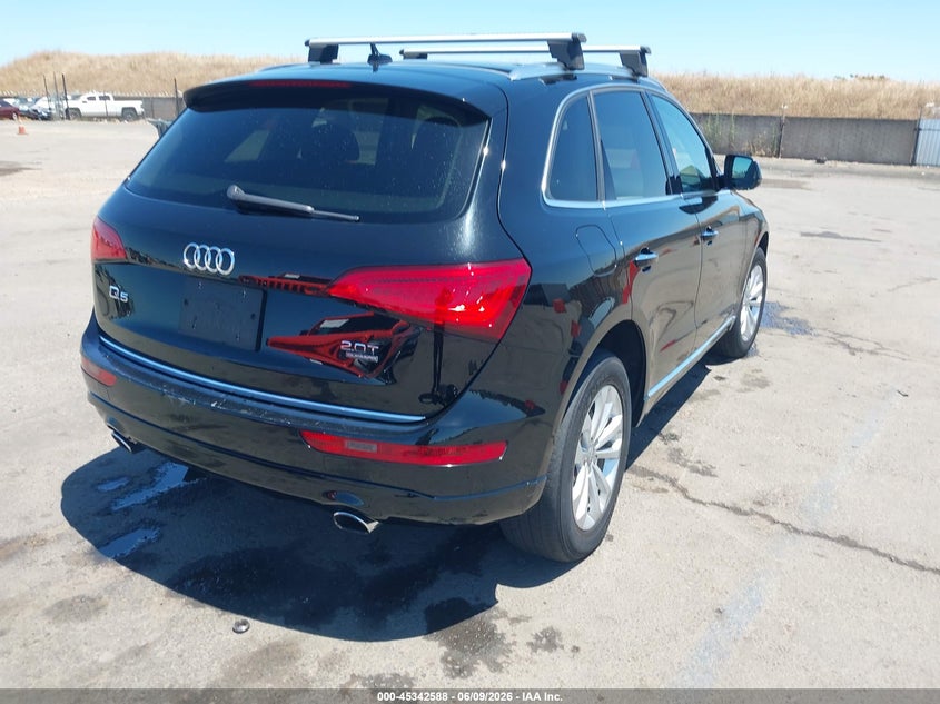 2017 Audi Q5 VIN WA1C2AFPXHA003277 IAAI salvage auction — LEFT SIDE, Salvage (California), sold $2,100 on 2026-07-15 (photo 4)