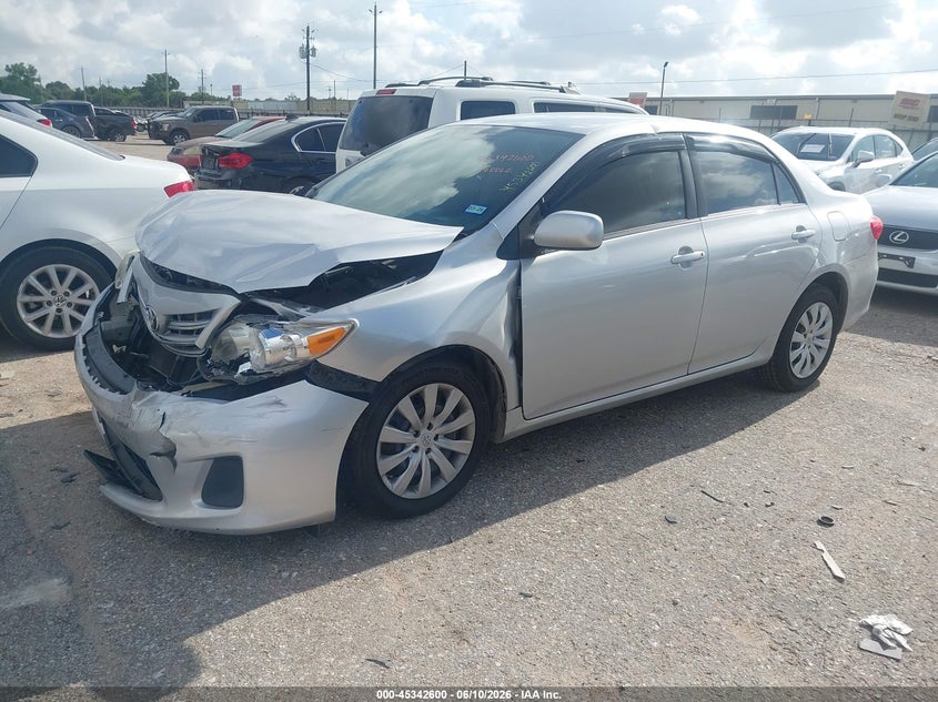 2013 Toyota Corolla VIN 5YFBU4EE8DP183880 IAAI salvage auction — NORMAL WEAR, Salvage Title, sold $1,900 on 2026-07-08 (photo 2)