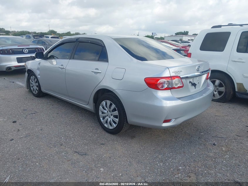 2013 Toyota Corolla VIN 5YFBU4EE8DP183880 IAAI salvage auction — NORMAL WEAR, Salvage Title, sold $1,900 on 2026-07-08 (photo 3)