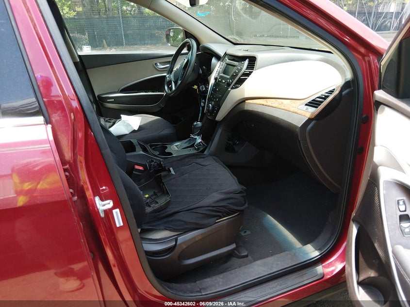 2015 Hyundai Santa fe VIN 5XYZU3LB3FG263368 IAAI salvage auction — THEFT, Clear (Virginia), sold $1,350 on 2026-07-30 (photo 5)