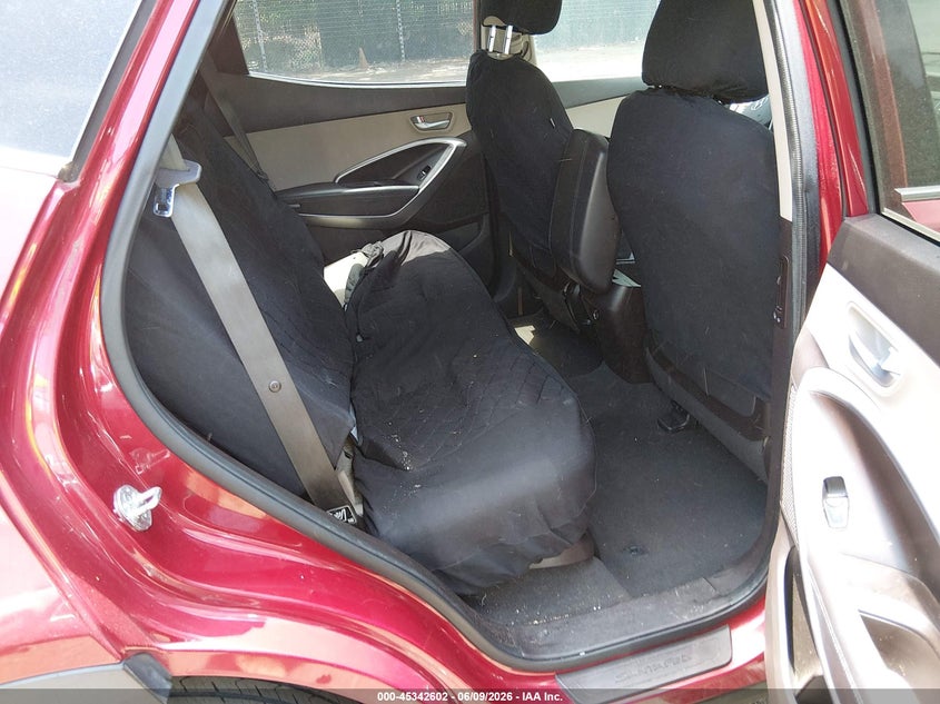 2015 Hyundai Santa fe VIN 5XYZU3LB3FG263368 IAAI salvage auction — THEFT, Clear (Virginia), sold $1,350 on 2026-07-30 (photo 8)