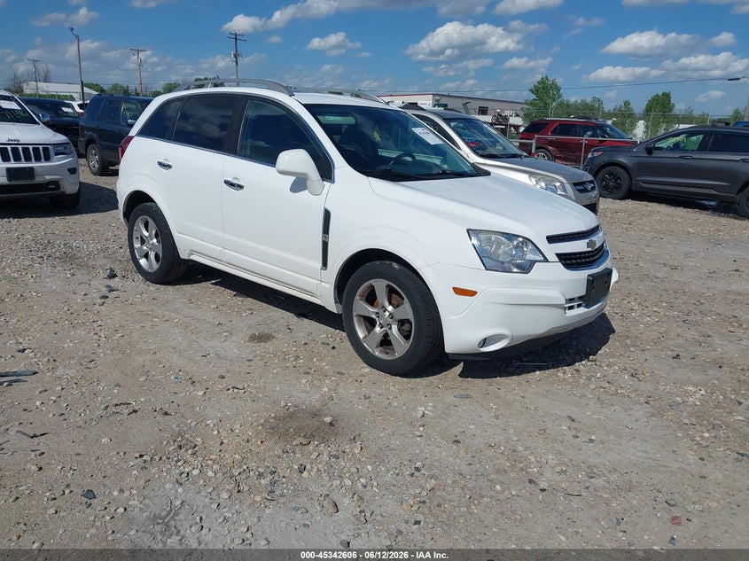2014 Chevrolet Captiva sport VIN 3GNAL3EK8ES675903 IAAI salvage auction — LEFT REAR, Clear (Wisconsin), sold $925 on 2026-07-09 (photo 1)